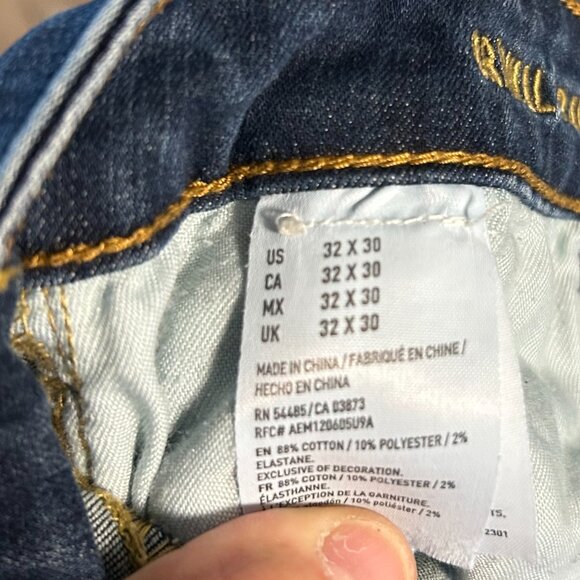 American Eagle Original Straight Men's Jeans 32x30 - Picture 6 of 6